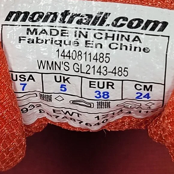 Montrail Gryptonite Women's Blue Running Shoes 1440811485 US Size 7 - Picture 8 of 8